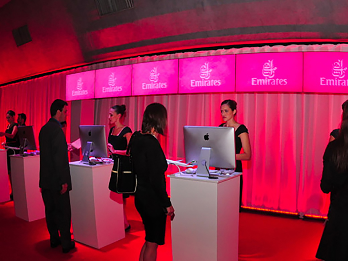 Emirates - Sistema de acreditaciones para eventos